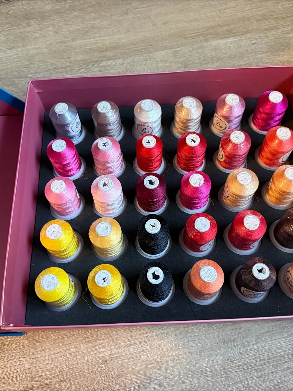 169 Spools Embroidery Thread - Almost All Factory Sealed